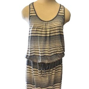 C&C California Variegated Long Striped Maxi Dress, M